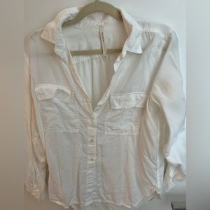 Babaton white blouse XS